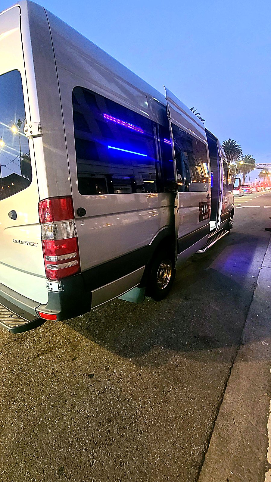 Your Limo Bus limousine ready for pickup